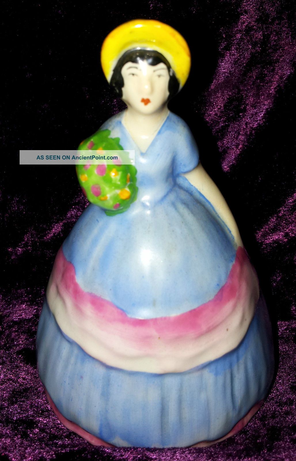 Art Deco Carltonware Crinoline Llady Napkin Ring Art Deco photo