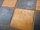 Handmade Unusual Antique? Gameboard.  Mustard & Black.  Carved/flowers Primitives photo 5