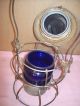 1920s Union Pacific Handlan Railroad Lantern W/blue Kopp Fresnel Globe U.  P.  Lamp Primitives photo 5