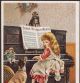 Mason & Hamlin Piano Organ Music Cat Dog Doll Victorian Advertising Trade Card Keyboard photo 4