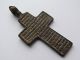Tudor Period Bronze Decorative Cross Pendant 1500 Ad Other Antiquities photo 1