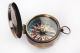 Marine Collectible Antique Brass Vintage Made For Royal Navy Flap Compass Sc 043 Compasses photo 3