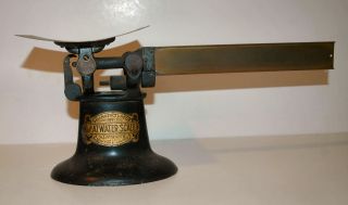The Atwater - Postal & Mercantile Small Balance Scale Brass & Cast Iron photo