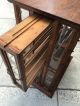Antique Country Store Oak Ribbon Spool Display Cabinet Rare 19th Century Cabinet Display Cases photo 4