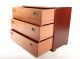 Vintage Chest Of Drawers Cabinet Mahogany Brass Campaign Style 20th Century photo 6
