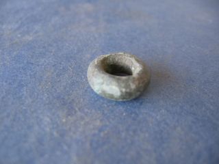 Ancient Celtic Bronze Bead Pearl 800 - 600 Bc. photo