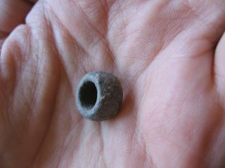 Ancient Celtic Bronze Bead Pearl 600 - 400 Bc. photo