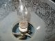 Vintage Custom Gas Etched Glass Victorian Style Light Fixture Brass Chandeliers, Fixtures, Sconces photo 7