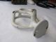 Old Antique Enameled Iron Bathroom Wall Mount Cup Holder 1900s Home Hardware Other Antique Hardware photo 2