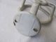 Old Antique Enameled Iron Bathroom Wall Mount Cup Holder 1900s Home Hardware Other Antique Hardware photo 4