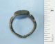 Ancient Old Bronze Finger Ring With 