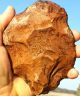 Large Acheulean Flint Hand Axe Paleolithic Tool Neolithic & Paleolithic photo 5