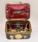 Sewing Box Civil War Era Case Kit 4 In.  Travel Needles Tape Button Awl Antique Baskets & Boxes photo 1