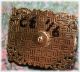 Stunning Butterfly Goddess Hand Painted 3d Studio Button W Silver Brass Setting Buttons photo 4
