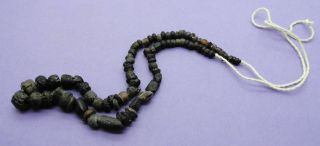 Ancient Romano Egyptian Glass Bead Necklace 1st C.  Ad photo