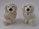 Antique 19th Century Pr Staffordshire Dog Figurines England Signed Figurines photo 10