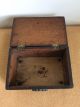 Antique Victorian Wood Wooden Sewing Dresser Trinket Box With Flower Accent Boxes photo 3