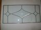 Antique Leaded Clear Glass Panel,  Beveled Design 25 