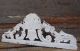14.  69 In White Shabby Patinated Pediment Antique French Hand Carved Wood Panel Pediments photo 1