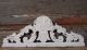 14.  69 In White Shabby Patinated Pediment Antique French Hand Carved Wood Panel Pediments photo 4