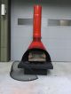 Mid Century Mod Red Orange Malm Baron Fireplace Freestanding Cone Retro Preway Fireplaces & Mantels photo 11