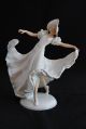 Antique Art Deco German Porcelain Dancer Lady Schau Bach Kunst Figurine 1275 Figurines photo 1