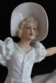 Antique Art Deco German Porcelain Dancer Lady Schau Bach Kunst Figurine 1275 Figurines photo 2