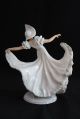 Antique Art Deco German Porcelain Dancer Lady Schau Bach Kunst Figurine 1275 Figurines photo 5