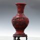 Oriental Vintage Delicate Lacquer Hand - Carved Landscape Vase Csyb174 Plates photo 4