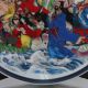 Chinese Famille Rose Porcelain Hand - Painted Baxianguohai Plate W Qianlong Mark Plates photo 5