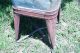 Primitive Metal Single Wash Tub Basin Base Wheeled Stand Rinse Tub Wringer Washe Primitives photo 4
