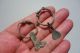 Two Ancient Celtic - Roman Bronze Votive Axe Rings,  The First Of Them Axe Is Lead Roman photo 1