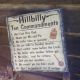 Hillbilly 10 Commandments Handmade Wood Primitive Country Home Decor Primitives photo 2