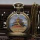 Oriental Vintage Collectible Handwork Beijing Tiantan Brass Pocket Watch @syb424 Tables photo 1