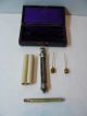 Antique Medical Syringe 1800s With Needles,  Tablets,  And Case Other Medical Antiques photo 1