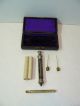 Antique Medical Syringe 1800s With Needles,  Tablets,  And Case Other Medical Antiques photo 6
