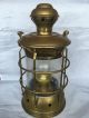 Vintage Brass Anchor Marine Oil Lantern Maritime Signal Lamp Cargo Light Lamps & Lighting photo 2