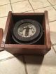 Antique Nautical Compass,  Star,  Boston 31273,  Sliding Lid,  Dovetailed Box Compasses photo 6