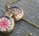 Antique Brass Beatle Finder Pocket Watch Maritime Nautical Watch Friends Gift Clocks photo 2