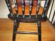 Hitchcock Classic Dining Country Side Chairs In Black & Harvest Finish Post-1950 photo 5