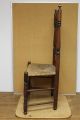 Rare 18th C Deerfield Ma Bannister Back Chair Very Bold Early Form Full Feet Primitives photo 2