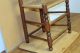 Rare 18th C Deerfield Ma Bannister Back Chair Very Bold Early Form Full Feet Primitives photo 3