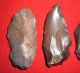 (4) Aterian Early Man Tools (30k To 80k Bp) Prehistoric African Arrowheads Neolithic & Paleolithic photo 2
