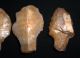 (4) Aterian Early Man Points (30k To 80k Bp) Prehistoric African Arrowheads Neolithic & Paleolithic photo 2