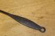 A Great Early 18th C Wrought Iron Two Tine Roasting Fork In Old Surface Primitives photo 2