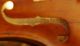 Fine Antique Italian? 18th C.  Violin Unreadable Label String photo 7