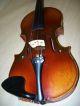 Antonius Stradivarius Violin Copy Made In Germany.  Bow Is Marked Harwood Germany String photo 10