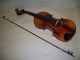 Antonius Stradivarius Violin Copy Made In Germany.  Bow Is Marked Harwood Germany String photo 3