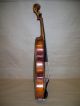 Antonius Stradivarius Violin Copy Made In Germany.  Bow Is Marked Harwood Germany String photo 5