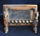 Antique Victorian Carved Oak Footstool With Barleytwist Stretcher 1800-1899 photo 6